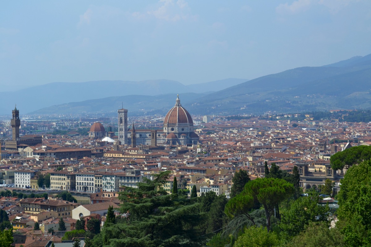 Vue depuis le premier point de vue de la ballade